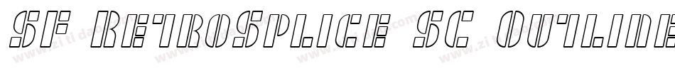 SF RetroSplice SC Outline字体转换